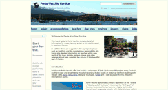Desktop Screenshot of portovecchiocorsica.com